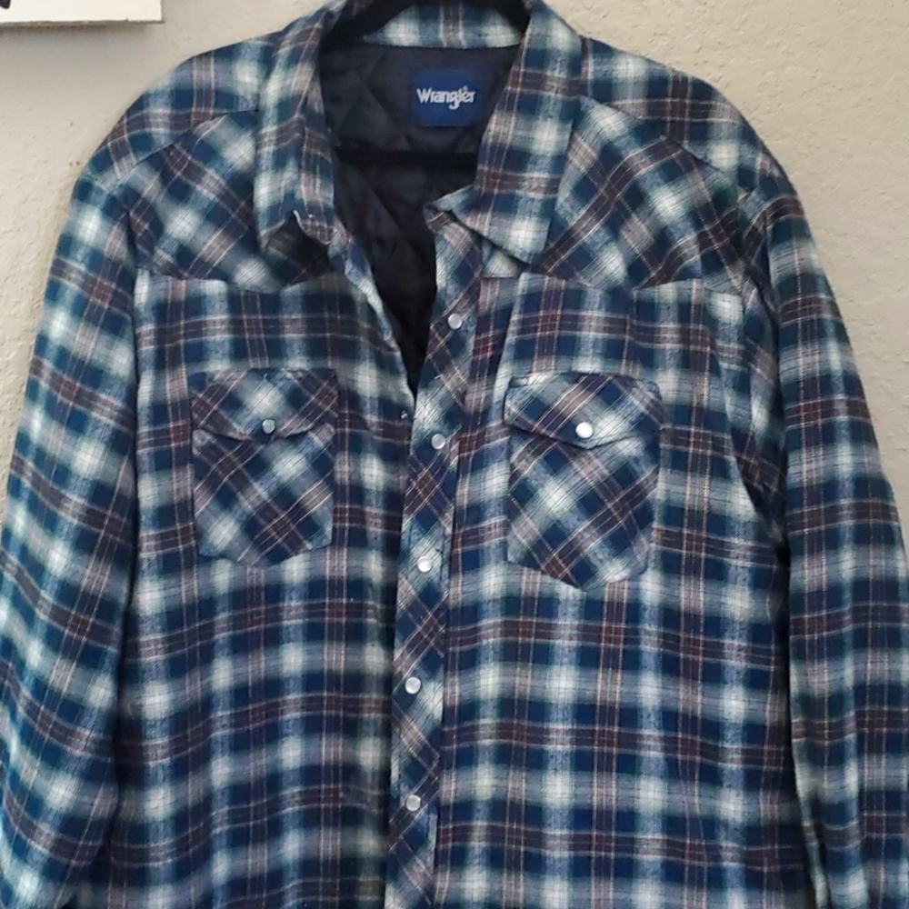 Flannel Wrangler Lined Jacket,XXL